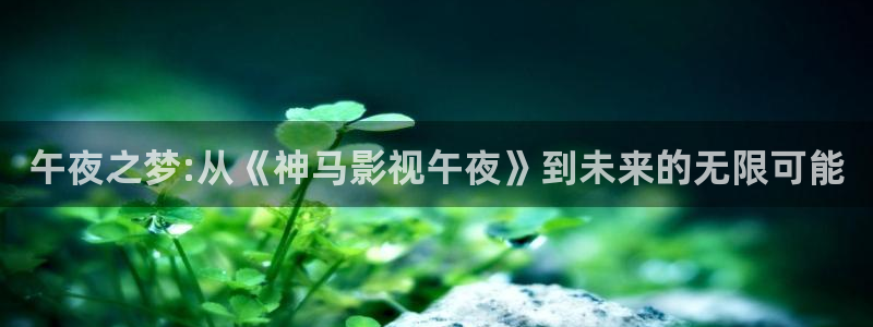 必胜韩国影视：午夜之梦:从《神马影视午夜》到未来的无限可能